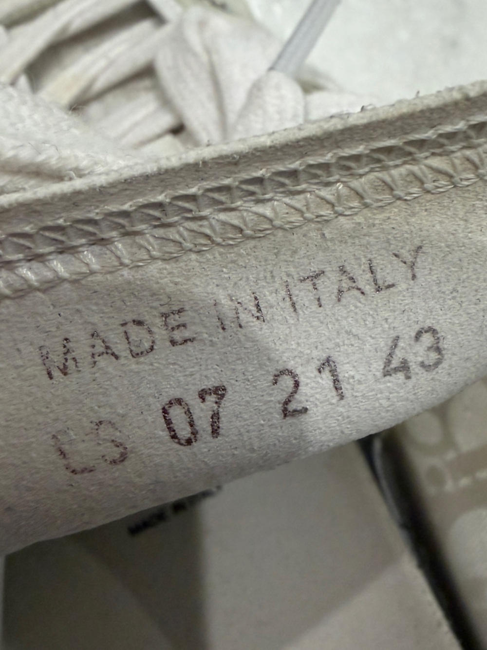 Dior Oblique low top sneakers B23 - Picture 7 of 7